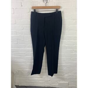 Talbots Women's Hampshire Straight Leg Ankle Pants Casual Fit Black Size 6